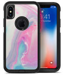 Marbleized Soft Pink and Blue Paradise - iPhone X OtterBox Case & Skin Kits