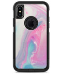 Marbleized Soft Pink and Blue Paradise - iPhone X OtterBox Case & Skin Kits