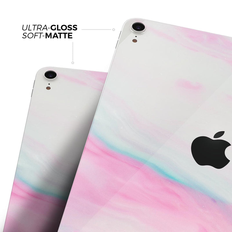 Marbleized Soft Pink - Full Body Skin Decal for the Apple iPad Pro 12.9", 11", 10.5", 9.7", Air or Mini (All Models Available)