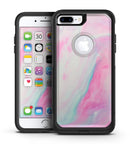 Marbleized Soft Pink - iPhone 7 or 7 Plus Commuter Case Skin Kit