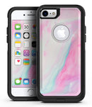 Marbleized Soft Pink - iPhone 7 or 7 Plus Commuter Case Skin Kit