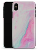 Marbleized Soft Pink - iPhone X Clipit Case