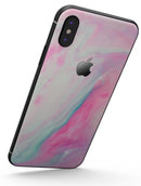 Marbleized Soft Pink - iPhone X Skin-Kit