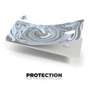 Marbleized Swirling Blue and Gray - Premium Protective Decal Skin-Kit for the Apple Credit Card