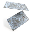 Marbleized Swirling Blue and Gray - Premium Protective Decal Skin-Kit for the Apple Credit Card