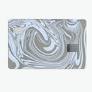 Marbleized Swirling Blue and Gray - Premium Protective Decal Skin-Kit for the Apple Credit Card