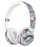 Marbleized Swirling Blue and Gray Full-Body Skin Kit for the Beats by Dre Solo 3 Wireless Headphones