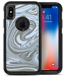 Marbleized Swirling Blue and Gray - iPhone X OtterBox Case & Skin Kits