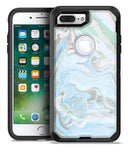 Marbleized Swirling Blue v2 - iPhone 7 Plus/8 Plus OtterBox Case & Skin Kits