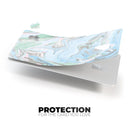 Marbleized Swirling Blue v2 - Premium Protective Decal Skin-Kit for the Apple Credit Card