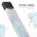 Marbleized Swirling Blue v2 - Premium Decal Protective Skin-Wrap Sticker compatible with the Juul Labs vaping device