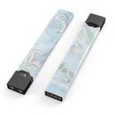 Marbleized Swirling Blue v2 - Premium Decal Protective Skin-Wrap Sticker compatible with the Juul Labs vaping device