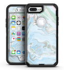 Marbleized Swirling Blue v2 - iPhone 7 Plus/8 Plus OtterBox Case & Skin Kits