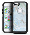 Marbleized Swirling Blue v2 - iPhone 7 or 8 OtterBox Case & Skin Kits