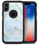 Marbleized Swirling Blue v2 - iPhone X OtterBox Case & Skin Kits