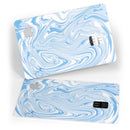 Marbleized Swirling Blues - Premium Protective Decal Skin-Kit for the Apple Credit Card