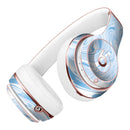 Marbleized Swirling Blues Full-Body Skin Kit for the Beats by Dre Solo 3 Wireless Headphones