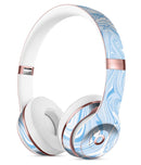 Marbleized Swirling Blues Full-Body Skin Kit for the Beats by Dre Solo 3 Wireless Headphones