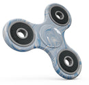 Marbleized Swirling Blues Full-Body Fidget Spinner Skin-Kit