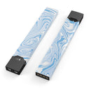 Marbleized Swirling Blues - Premium Decal Protective Skin-Wrap Sticker compatible with the Juul Labs vaping device