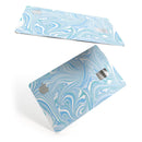 Marbleized Swirling Blues v52 - Premium Protective Decal Skin-Kit for the Apple Credit Card
