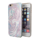 Marbleized Swirling Candy Coat iPhone 6/6s or 6/6s Plus 2-Piece Hybrid INK-Fuzed Case
