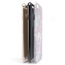 Marbleized Swirling Candy Coat iPhone 6/6s or 6/6s Plus 2-Piece Hybrid INK-Fuzed Case