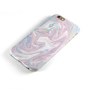 Marbleized Swirling Candy Coat iPhone 6/6s or 6/6s Plus 2-Piece Hybrid INK-Fuzed Case