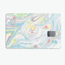 Marbleized Swirling Candy Colors - Premium Protective Decal Skin-Kit for the Apple Credit Card