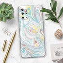 Marbleized Swirling Candy Colors - Premium Vinyl Skin Decal for Samsung Galaxy S25 Ultra, S24, S23, S22 & All Galaxy S Models