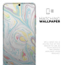 Marbleized Swirling Candy Colors - Premium Vinyl Skin Decal for Samsung Galaxy S25 Ultra, S24, S23, S22 & All Galaxy S Models