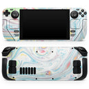 Marbleized Swirling Candy Colors // Vinyl Skin Wrap for Steam Deck OLED & Steam Deck (LCD) — Soft Matte or Ultra Gloss