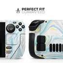 Marbleized Swirling Candy Colors // Vinyl Skin Wrap for Steam Deck OLED & Steam Deck (LCD) — Soft Matte or Ultra Gloss