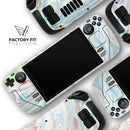 Marbleized Swirling Candy Colors // Vinyl Skin Wrap for Steam Deck OLED & Steam Deck (LCD) — Soft Matte or Ultra Gloss