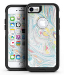 Marbleized Swirling Candy Colors - iPhone 7 or 8 OtterBox Case & Skin Kits