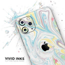 Marbleized Swirling Candy Colors - Vinyl Skin Wrap for iPhone 17 Pro Max, 17 Pro, 17 Air, 17, 16 & All Models — Soft Matte or Ultra Gloss