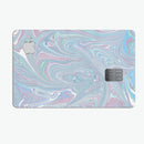 Marbleized Swirling Color Passion - Premium Protective Decal Skin-Kit for the Apple Credit Card