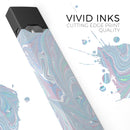 Marbleized Swirling Color Passion - Premium Decal Protective Skin-Wrap Sticker compatible with the Juul Labs vaping device