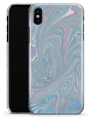 Marbleized Swirling Color Passion - iPhone X Clipit Case