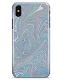 Marbleized Swirling Color Passion - iPhone X Clipit Case