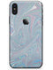 Marbleized Swirling Color Passion - iPhone X Skin-Kit