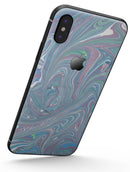 Marbleized Swirling Color Passion - iPhone X Skin-Kit
