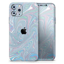 Marbleized Swirling Color Passion - Vinyl Skin Wrap for iPhone 17 Pro Max, 17 Pro, 17 Air, 17, 16 & All Models — Soft Matte or Ultra Gloss