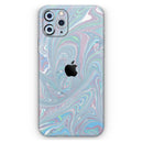 Marbleized Swirling Color Passion - Vinyl Skin Wrap for iPhone 17 Pro Max, 17 Pro, 17 Air, 17, 16 & All Models — Soft Matte or Ultra Gloss