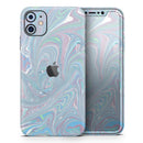 Marbleized Swirling Color Passion - Vinyl Skin Wrap for iPhone 17 Pro Max, 17 Pro, 17 Air, 17, 16 & All Models — Soft Matte or Ultra Gloss