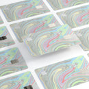 Marbleized Swirling Colors v2 - Premium Protective Decal Skin-Kit for the Apple Credit Card