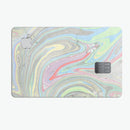 Marbleized Swirling Colors v2 - Premium Protective Decal Skin-Kit for the Apple Credit Card