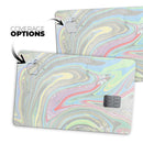Marbleized Swirling Colors v2 - Premium Protective Decal Skin-Kit for the Apple Credit Card