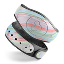 Marbleized Swirling Colors v2 - Decal Skin Wrap Kit for the Disney Magic Band