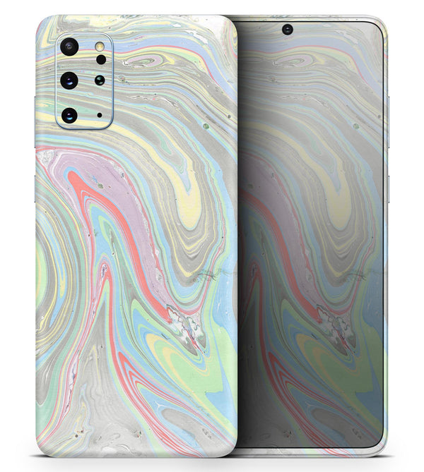 Marbleized Swirling Colors v2 - Skin-Kit for the Samsung Galaxy S-Series S20, S20 Plus, S20 Ultra , S10 & others (All Galaxy Devices Available)